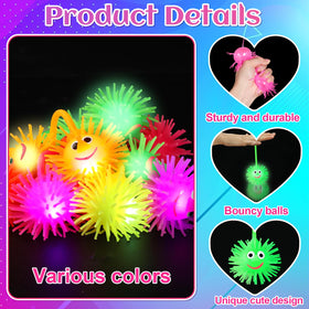 ClassyWhimsy light up puffer green ball vibrant glow for classroom rewards