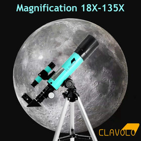 CLAVOLO telescope finder scope helps locate targets quickly.