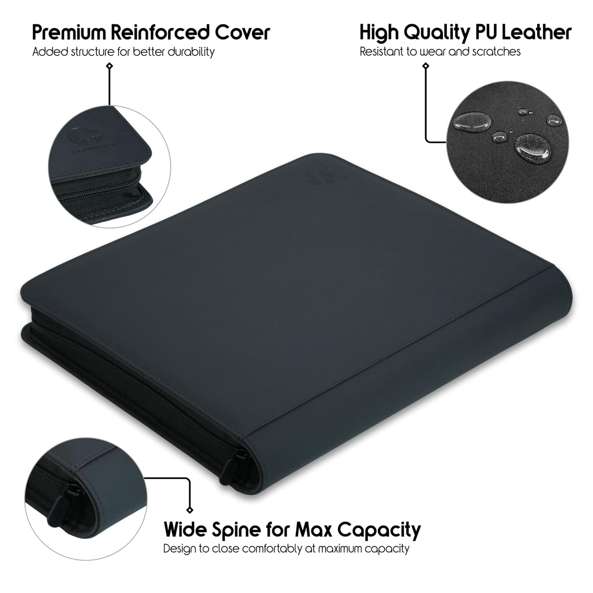 Clawsvios microfiber cloth included for card cleaning