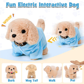Cleboen dress-up outfits and kennel for puppy customization.