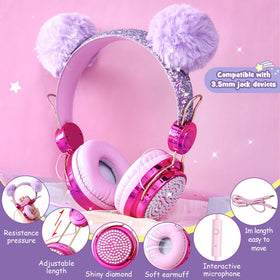 Five DIY diamond stickers from Cleboen unicorn set for decorating