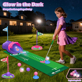 Adjustable CLEMAS golf clubs fit kids 2-7 for a tailored swing