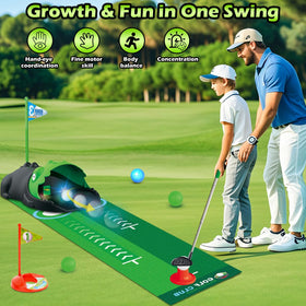 Clemas colorful golf balls set adds variety for early learners.