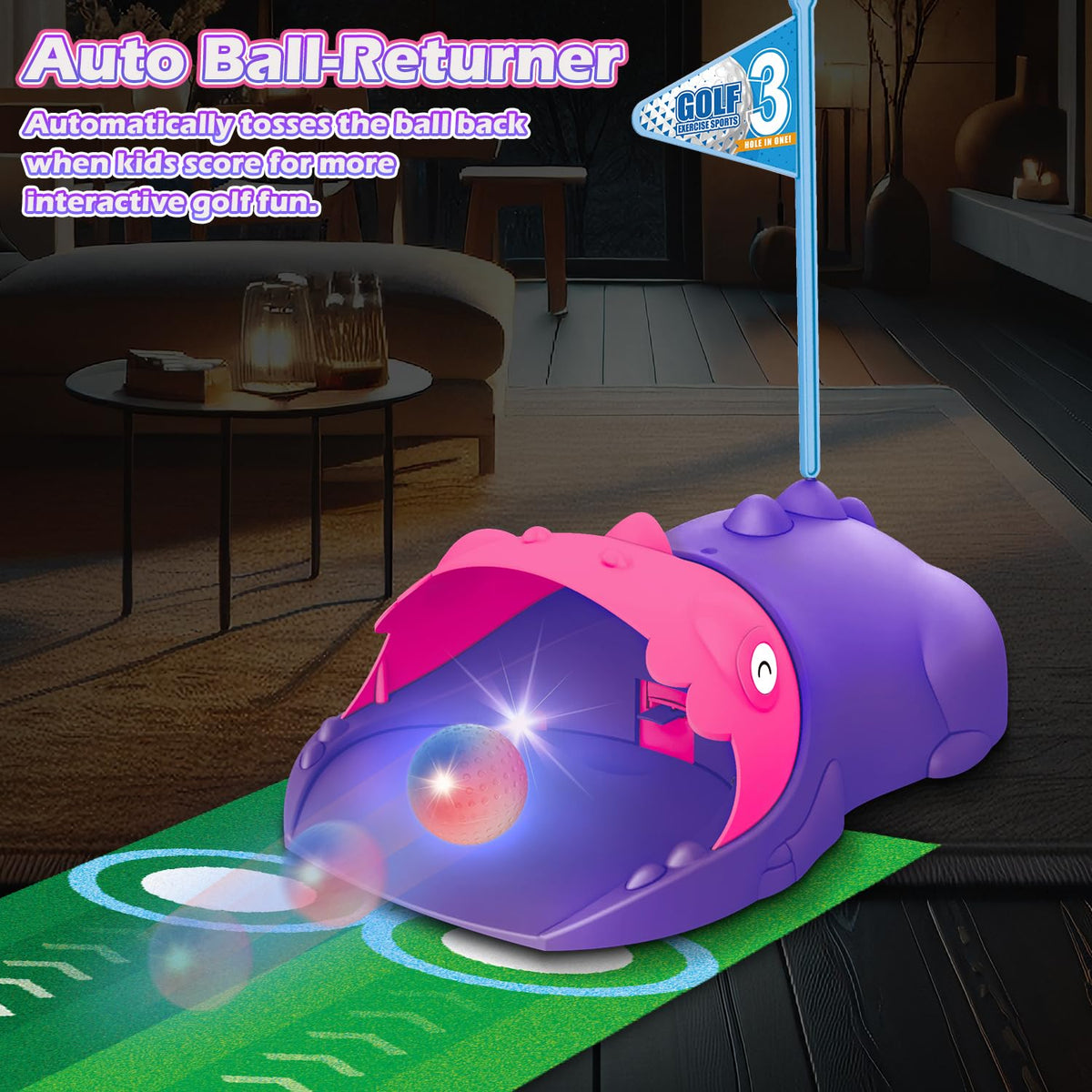 Clemas LED night golf balls illuminate the game for evening fun