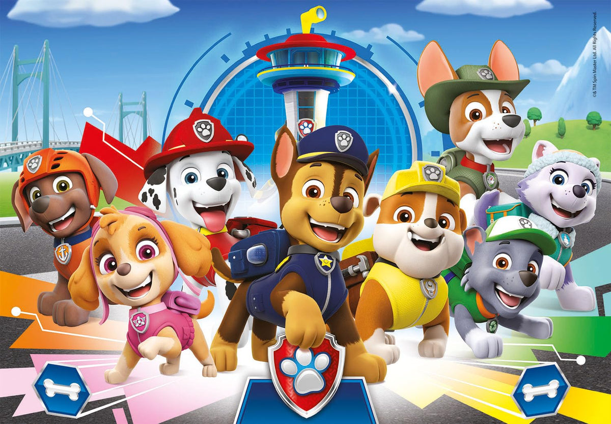 Clementoni Paw Patrol puzzle uses SuperColor printing for sharp images