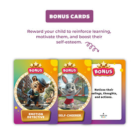Clever Fox Play Emotions Rumble bonus cards to encourage participation