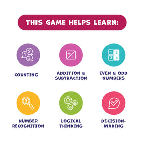 Durable and safe materials keep Number Hunter lasting through busy learning sessions.