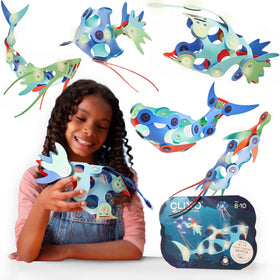 Clixo Ocean Creatures Pack assembly of magnetic pieces for imaginative sea-life builds.