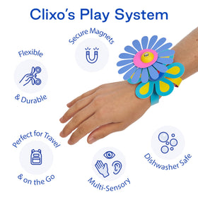Clixo Sparkle Pack safety-tested magnets offer worry-free building