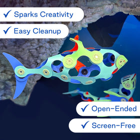 Clixo travel-friendly design makes ocean play possible anywhere, indoors or outdoors.