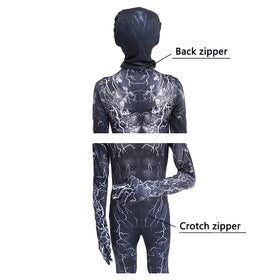 CLJFLHCC tights in black show vibrant prints for Halloween and party outfits