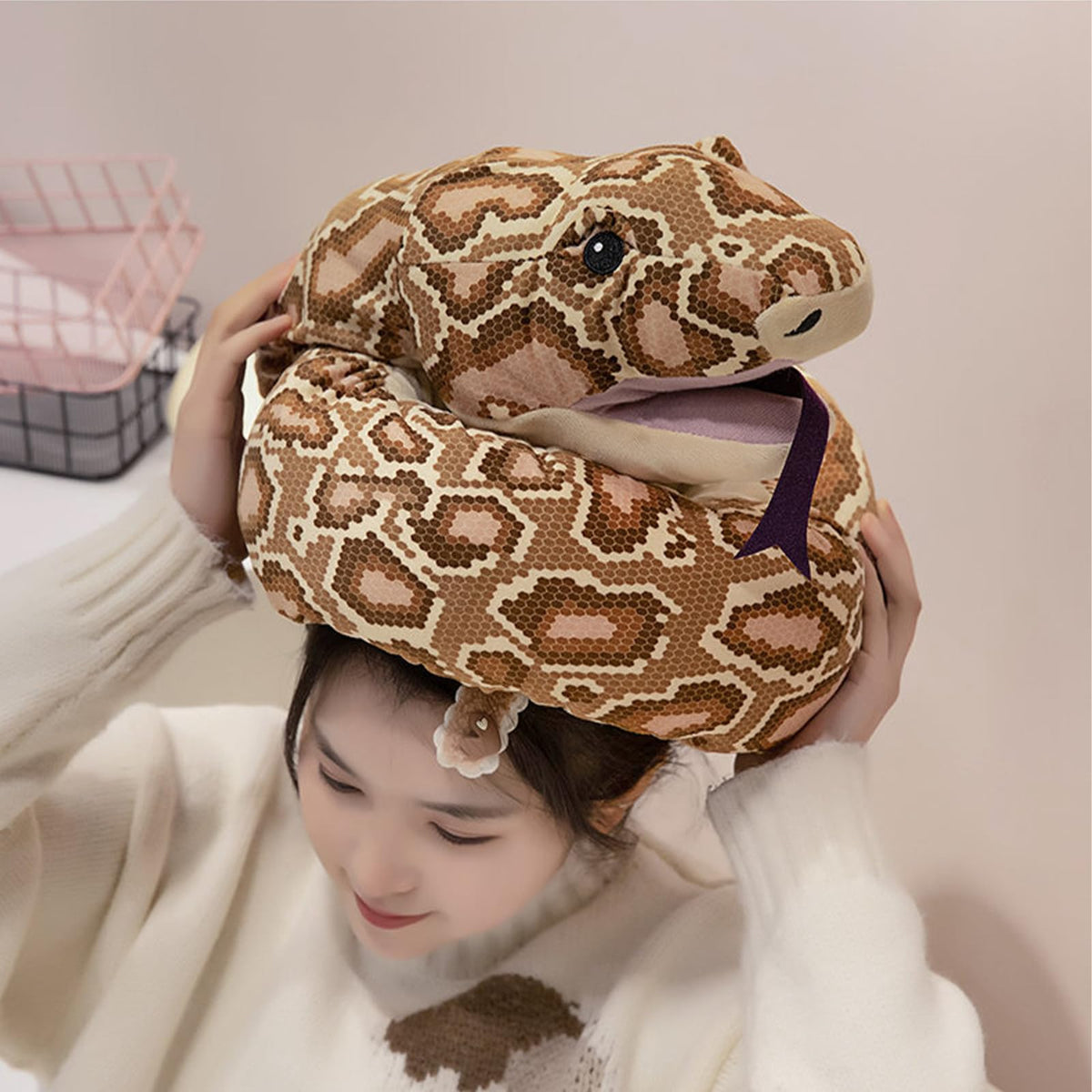 Clobeau snake hand puppet makes a great gift idea