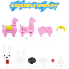 Clock King Easter erasers butterfly shape bright accent for party bags.