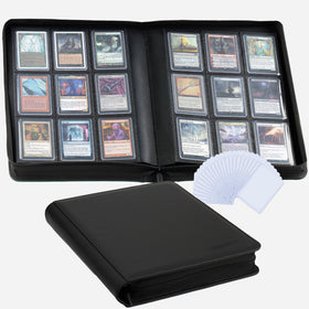 CLOVERCAT 9-pocket binder front cover shows stylish protection for collections
