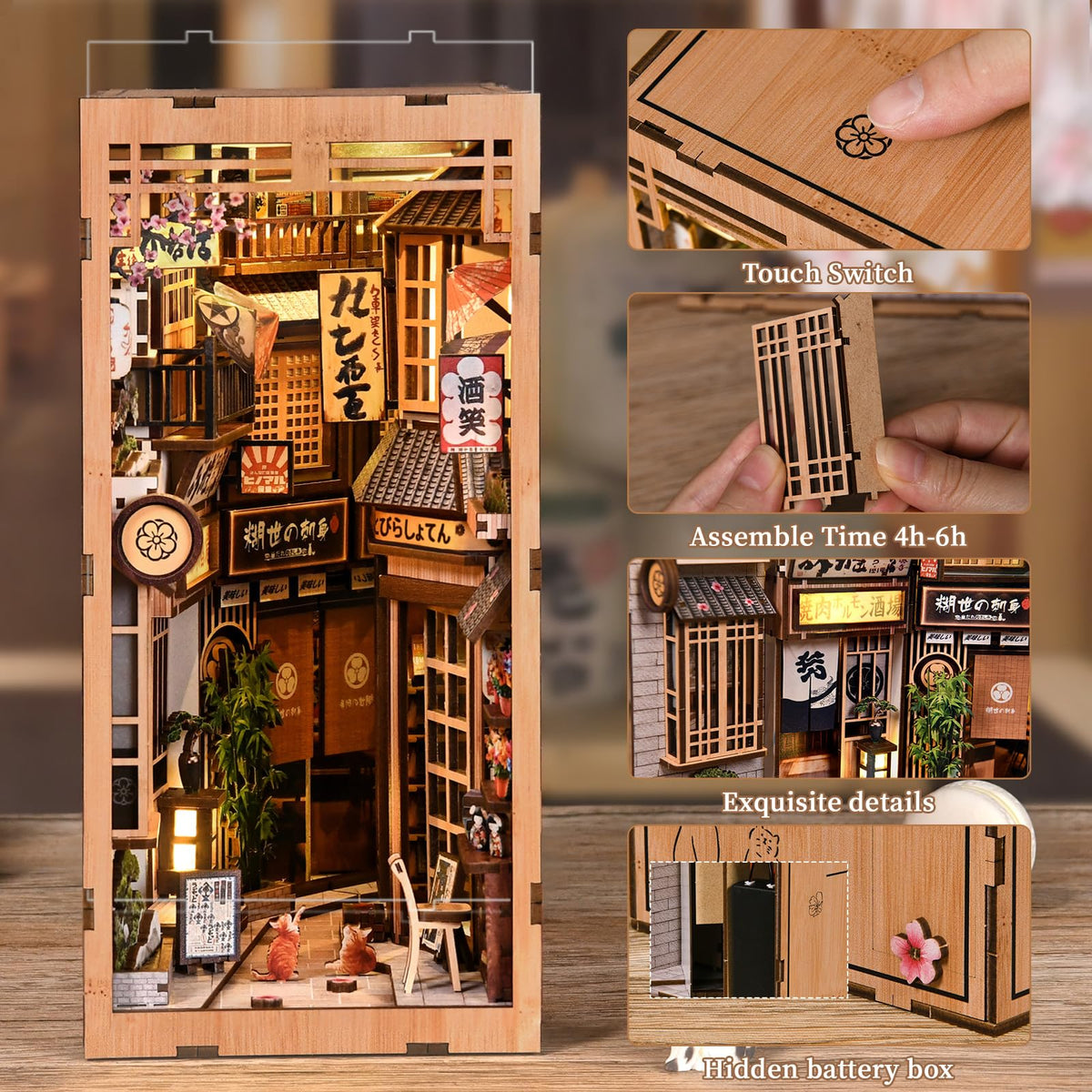 Clover&Clover 280-piece wooden puzzle invites mindful, hands-on assembly.