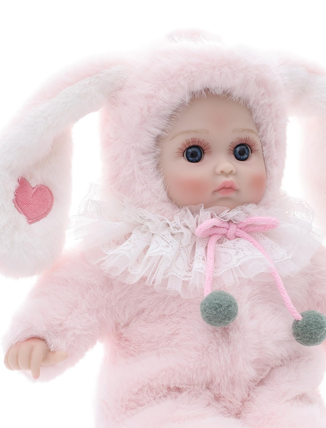 Cloveray 15inch plush outfit with hood boosts cozy, fashion-friendly pretend play.