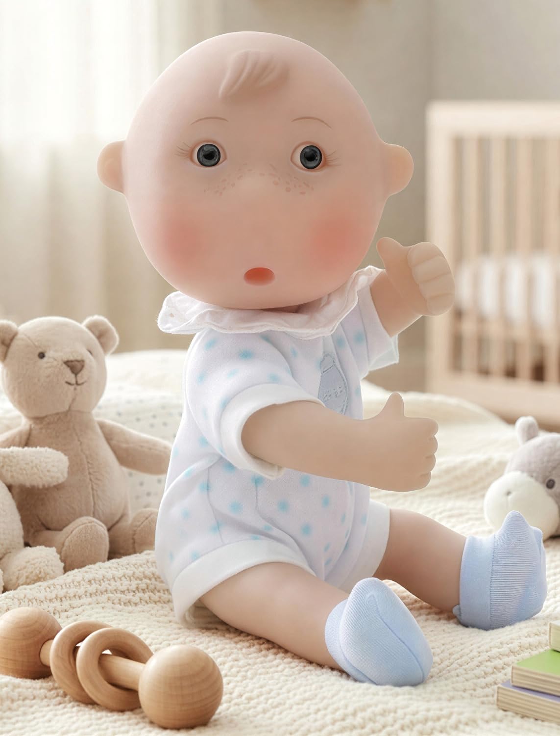 Cloveray Cute Potato Baby Doll 5 joints poseability enables gentle play