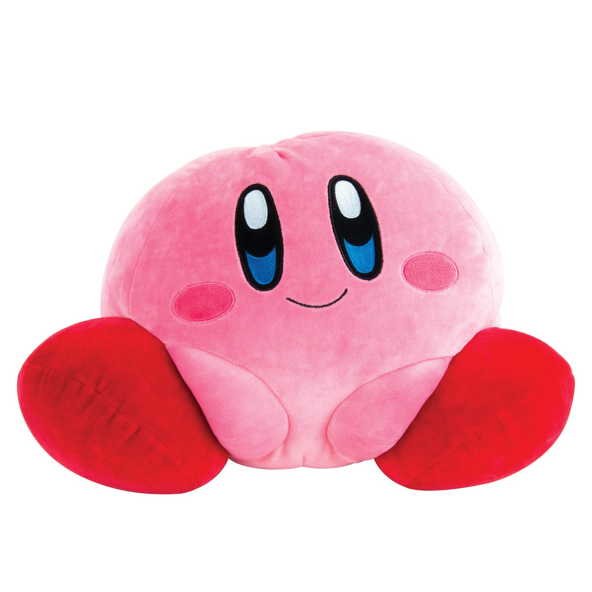 Club Mocchi Mocchi Kirby plush showcases soft texture for cozy hugs and display
