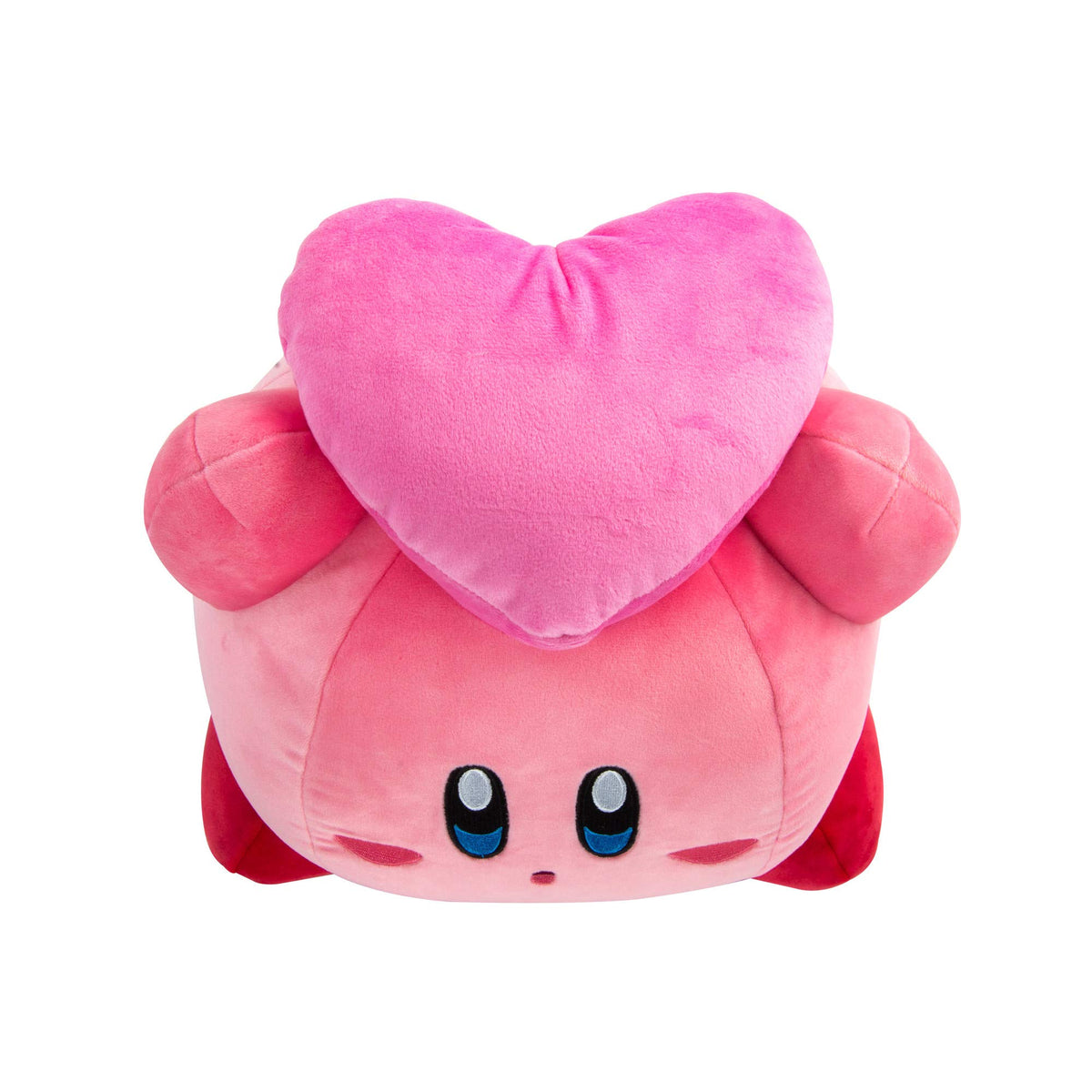 Officially licensed Kirby plush with squishy texture ideal for collections.