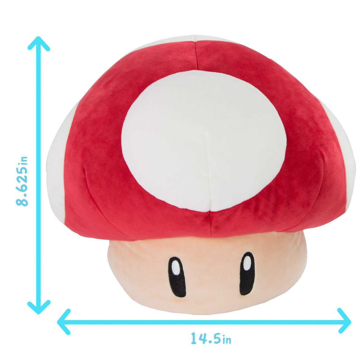 Club Mocchi Mocchi 15-inch Mario Mushroom plush perfect for cuddles