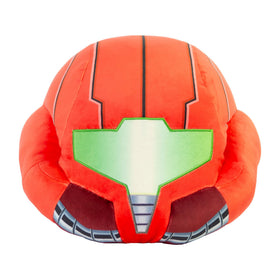 Club Mocchi Mocchi Metroid Prime Samus helmet plush 13.5 inches for mega cuddles.