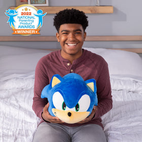 Gift-ready for gamers: Sonic plush brings pop culture fun to unboxing.