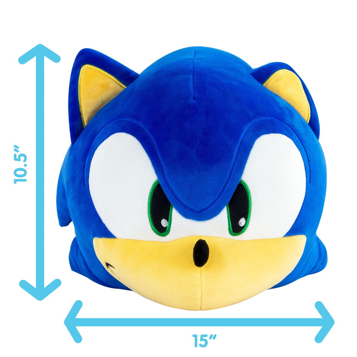 Officially licensed Club Mocchi Mocchi Sonic plush for collectors and fans.