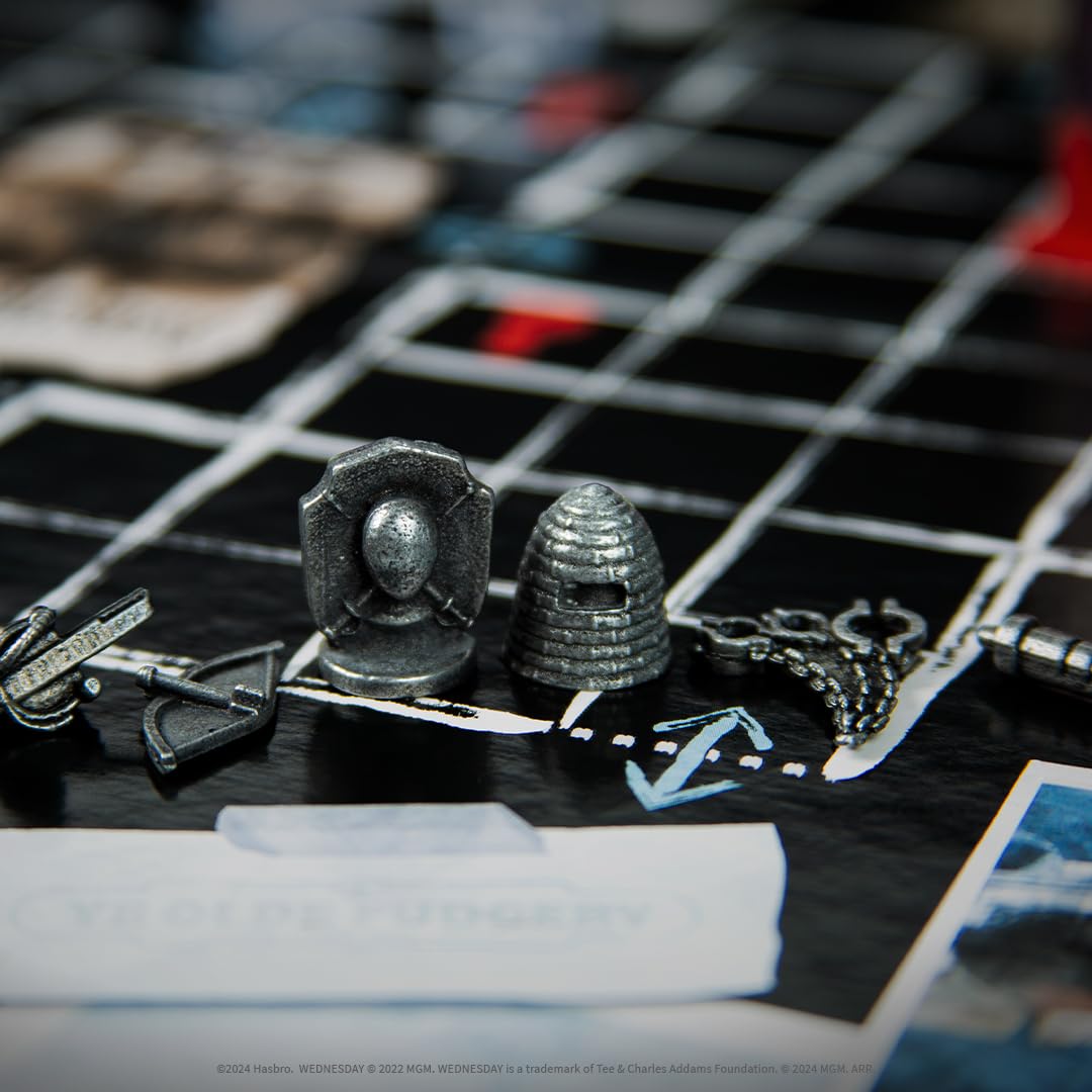USAOPOLY CLUE: Wednesday unique-ability cards provide per-game advantages
