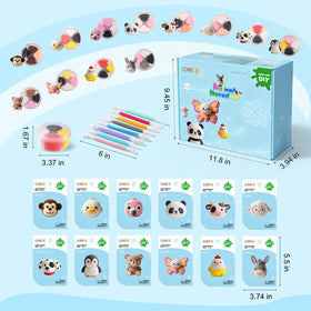 CLYMENE clay tools set for shaping details supports precise, kid-friendly crafting