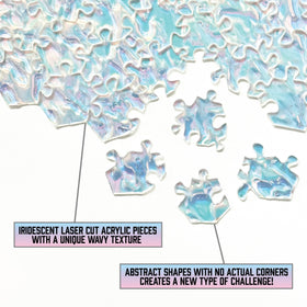 Close look at false edges and corner pieces in CM Originals puzzle.