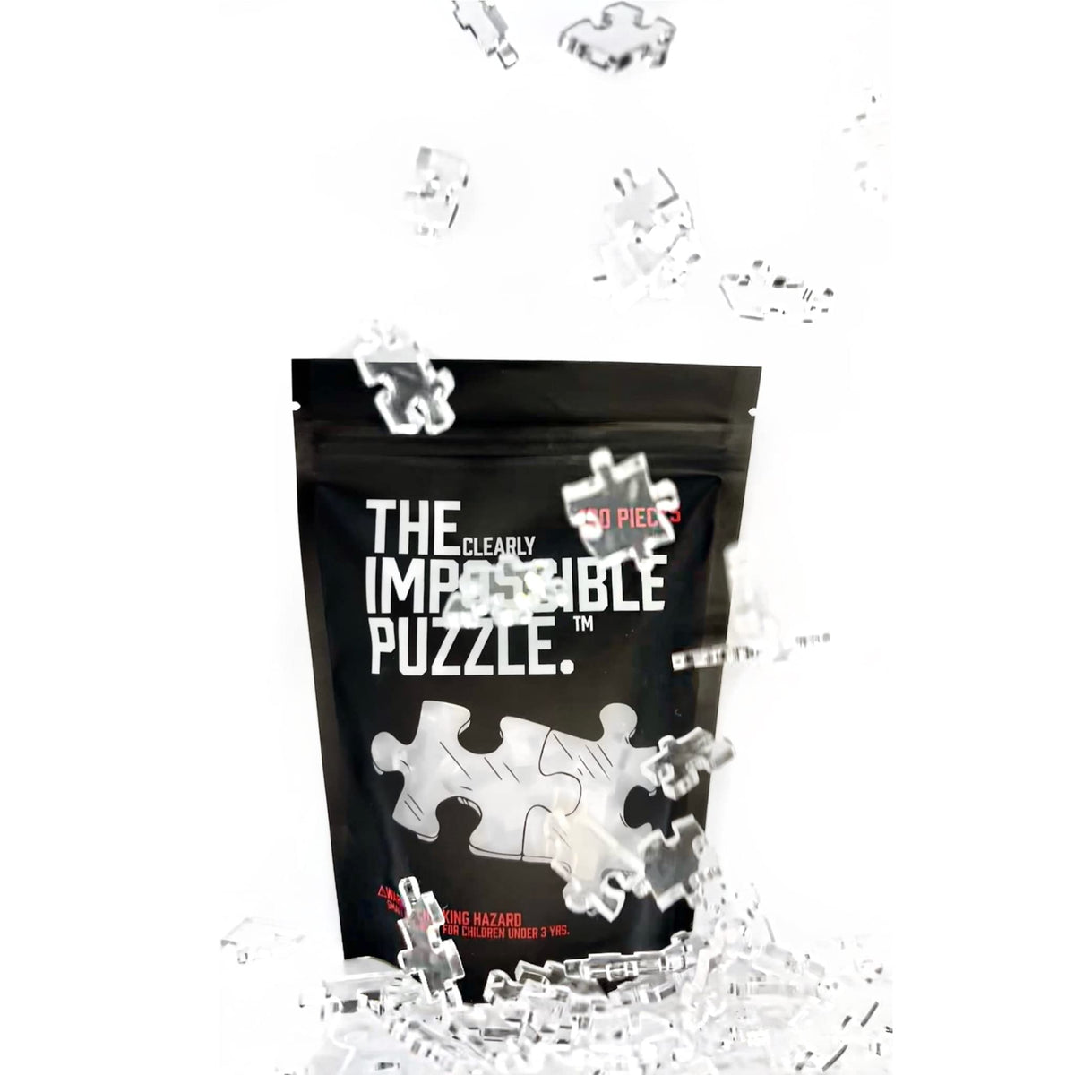 CM Originals Clearly Impossible puzzle during a lively family game night with friends.