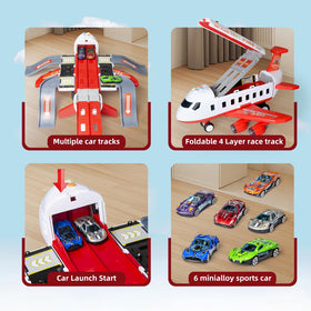 Cmartlarge six mini race cars for exciting car chase on the track