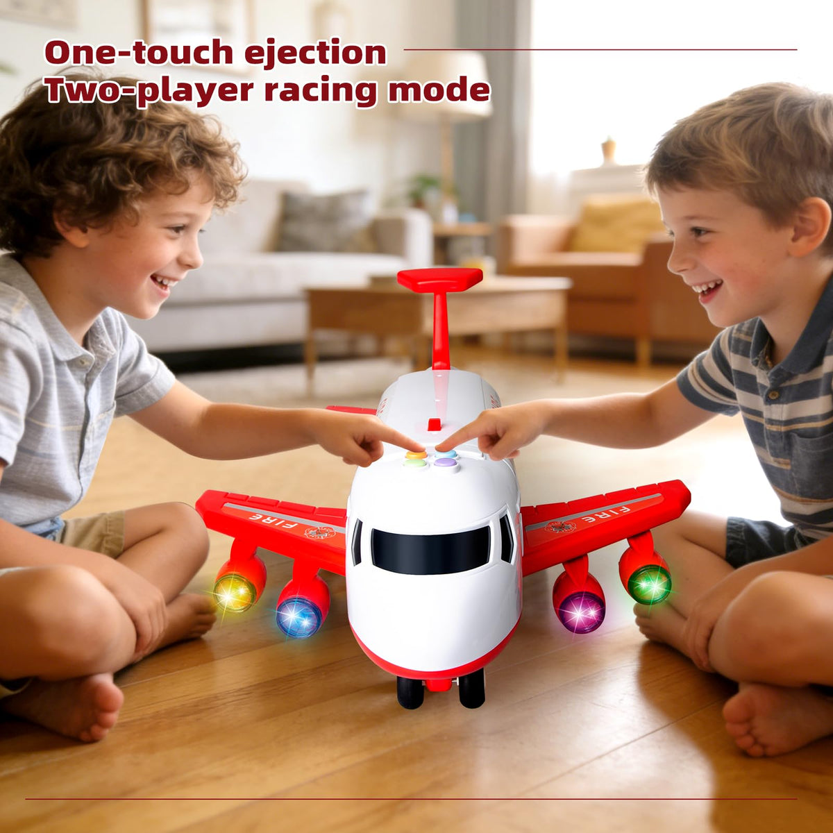 Cmartlarge compact airplane mode for tidy storage after play sessions