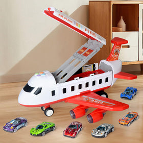 Cmartlarge plane wings with LED lights add visual aviation cues
