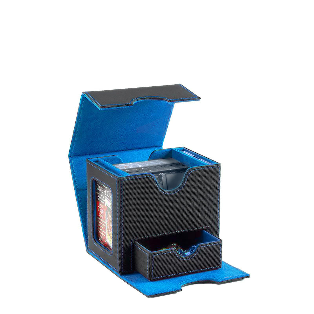 CMFYlive commander card deck box with double-sided U-shape for easy access during play