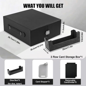 CMFYlive MTG deck box featuring magnetic closure for secure transport.