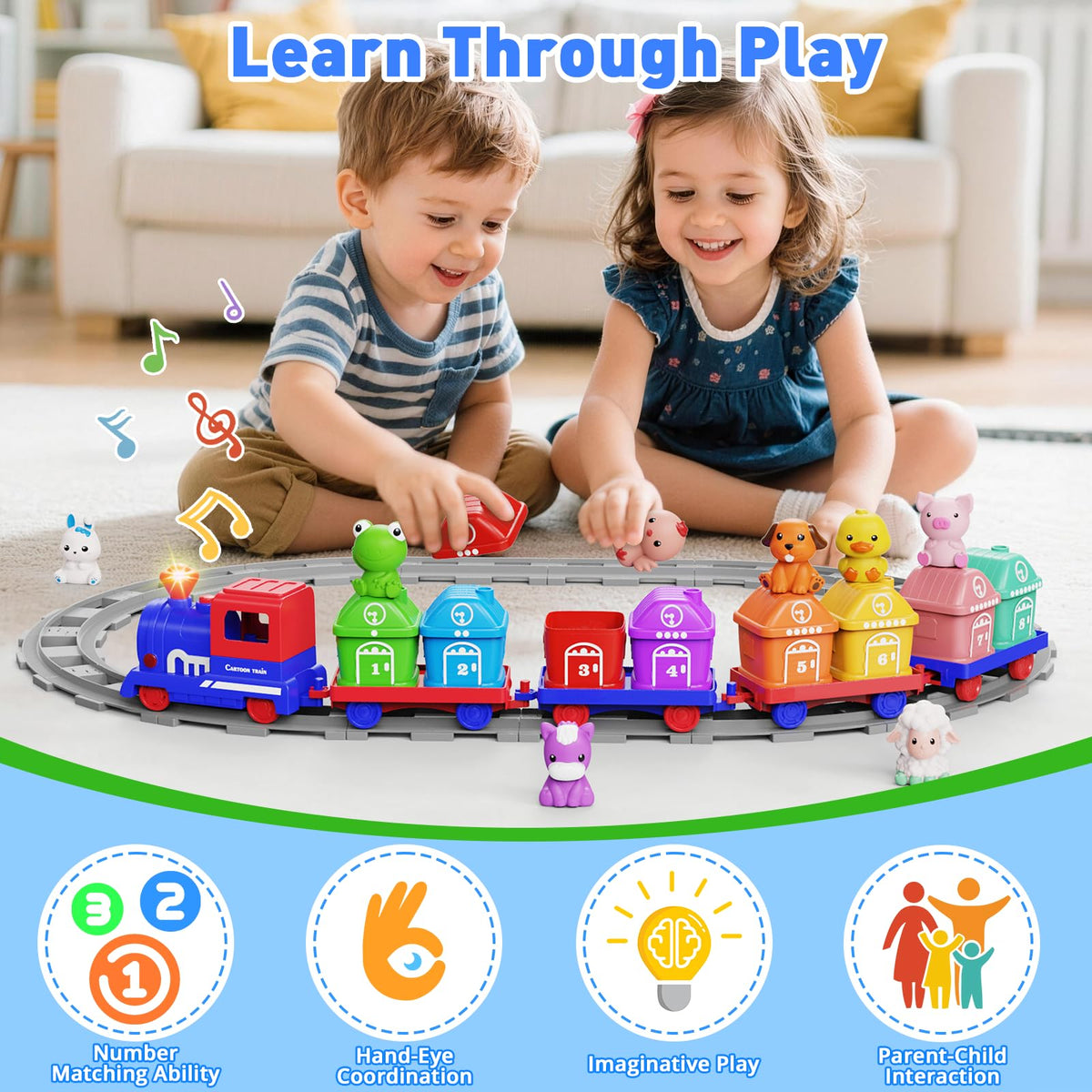 Cmiolacuna farm animal figures for pretend play and storytelling