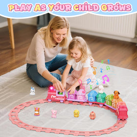 Cmiolacuna snap-together tracks enable simple assembly for kids.