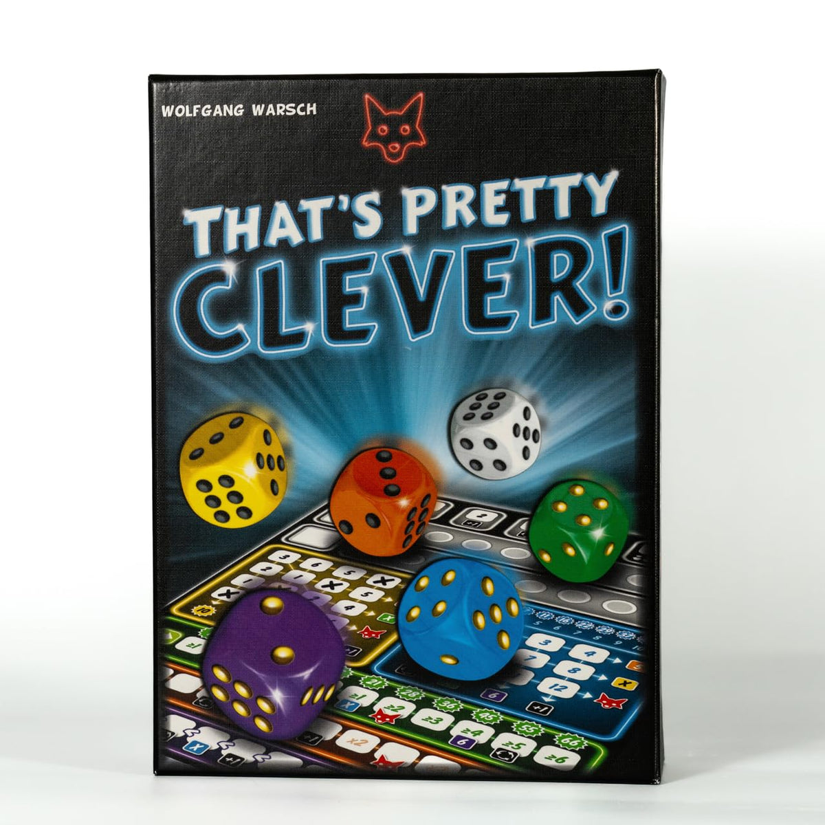 CMYK That's Pretty Clever dice on the table for strategic placement