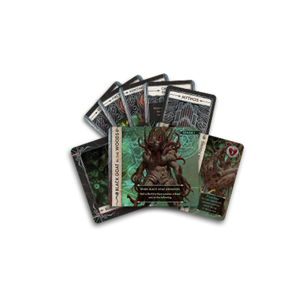 CMON Cthulu: Death May Die players coordinating against the Black Goat of the Woods