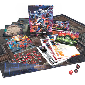 CMON Marvel Multiverse RPG standees illustrating heroes on board