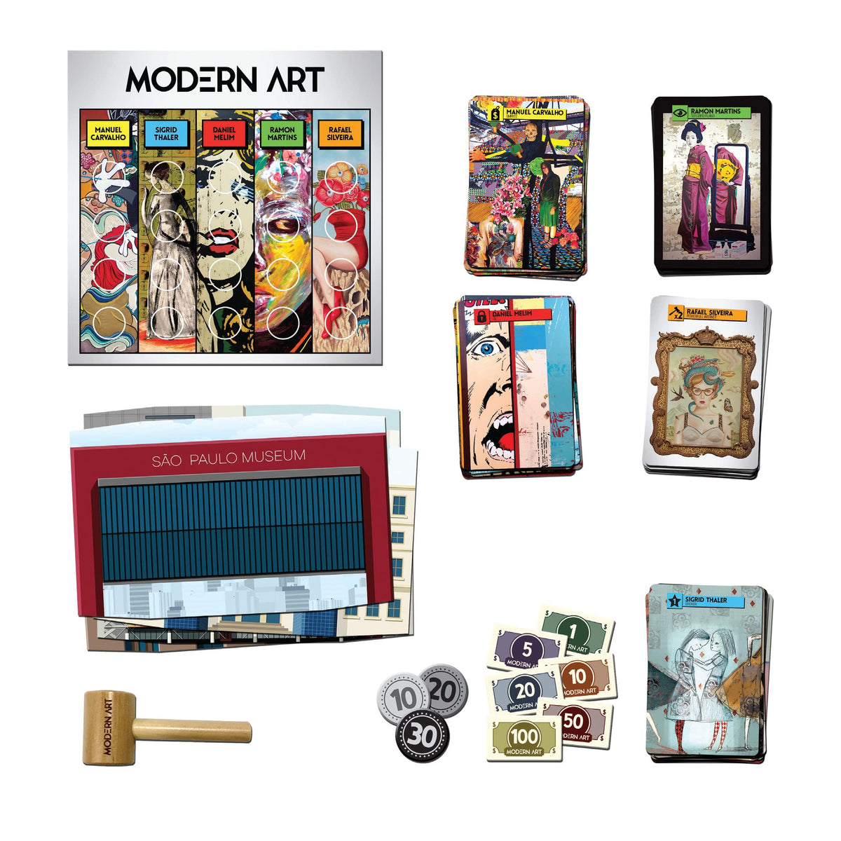 CMON Modern Art auction room sets a tense, elegant stage for competitive bids.