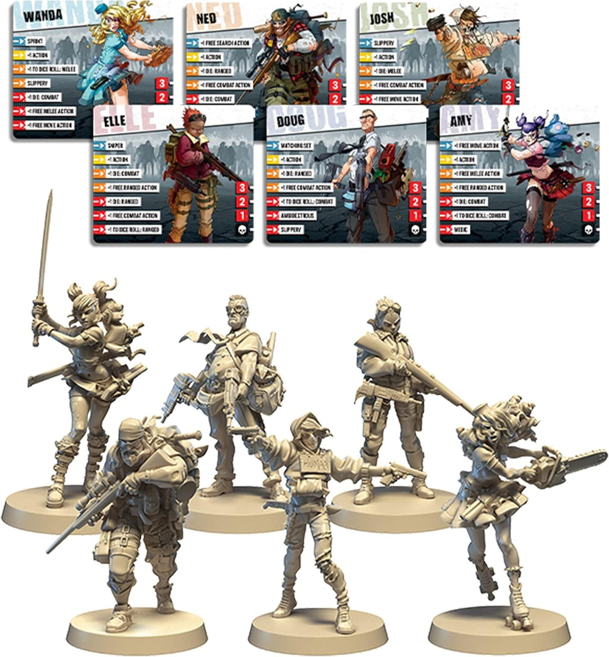 CMON Zombicide 2nd Edition mission cards guide objectives