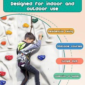 CMOOD indoor outdoor climbing area for home play and yard adventures