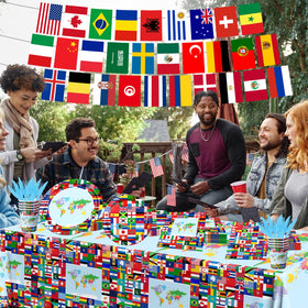 CMUSKO flag cups for easy, festive serving