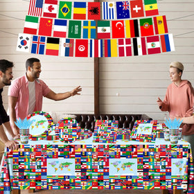 CMUSKO flag plates add color and international flair
