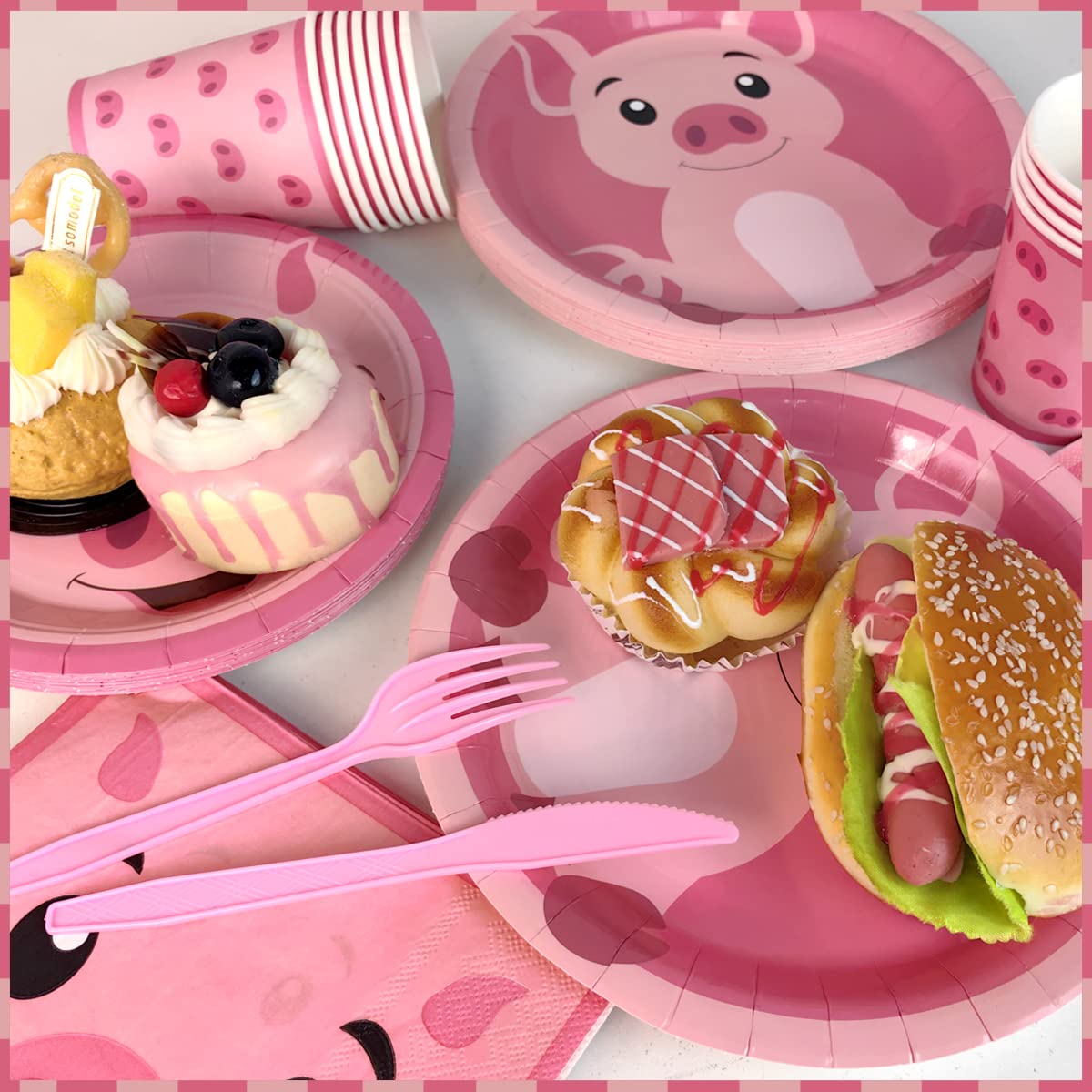 CMUSKO pig cups 9oz convenient party drinkware