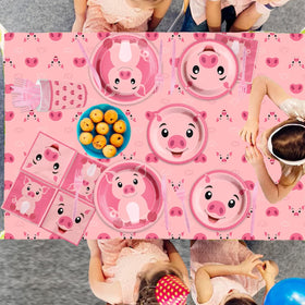 CMUSKO pig utensils pack includes knives and forks