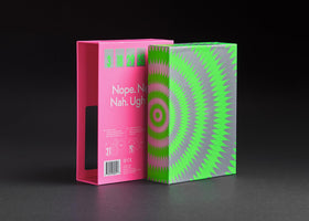 CMYK No Thanks! Magenta Edition players around a table, perfect for lively gatherings.