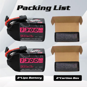 CNHL two-pack LiPo set for extended FPV flight sessions